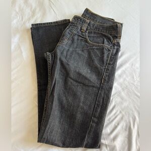 Levi's Dark Gray Straight Leg Jeans